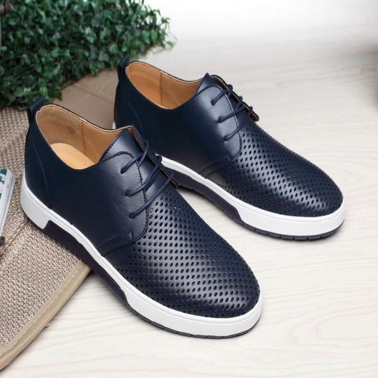 Shoes - 2021 Genuine Leather Breathable Big Size 5.5-13.5 Men's Shoes