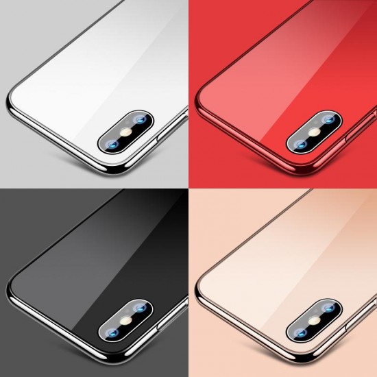 Phone Case - Tempered Glass Phone Case For iPhone X