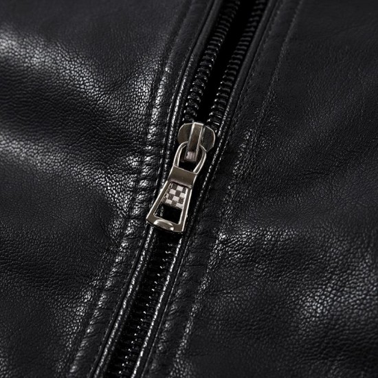 Men's Clothing - Autumn Winter Men's Leather Jacket