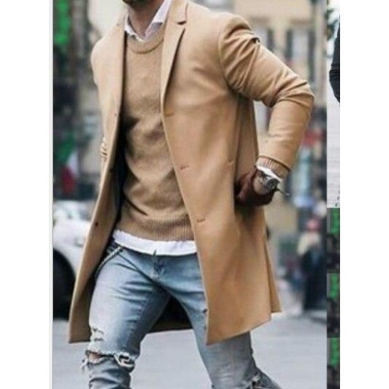 Men's Winter Fashion Slim Long Sleeve Cardigan Jacket