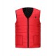 [WARM UP] Men Autumn Winter Smart Heating Cotton Vest USB Infrared Electric Heating Vest
