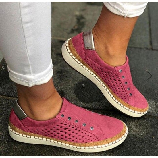 Women's Shoes - Women's Fashion Mesh Flats Breathable Casual Shoes
