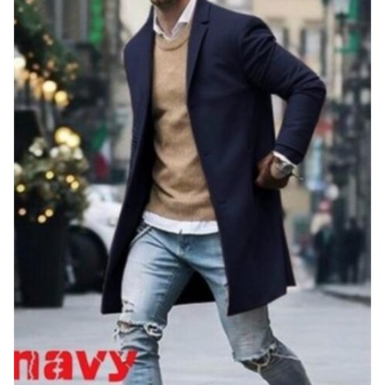 Men's Elegant Fashion Trench Coat