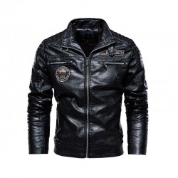 Motorcycle Suit Modern Tough Velvet Leather Jacket