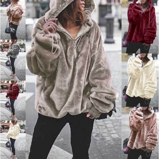 Women's Clothing - Women's Fashion Autumn Winter Keep Warm Fleece Outerwear
