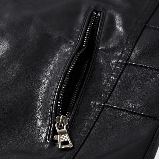 Men's Clothing - Autumn Winter Men's Leather Jacket