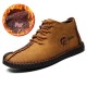 Shoes - Fashion Men's High Quality Leather Plush Lining Casual Boots