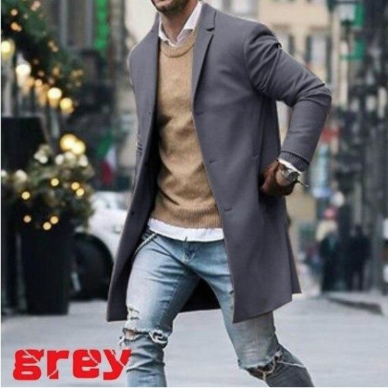 Men's Winter Fashion Slim Long Sleeve Cardigan Jacket