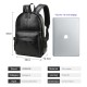 Men Leather School Backpack Bag Fashion Waterproof Travel Bag