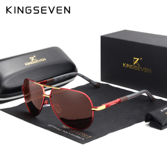 Sunglasses - Aluminum Magnesium Men's Polarized Coating Mirror Sunglasses