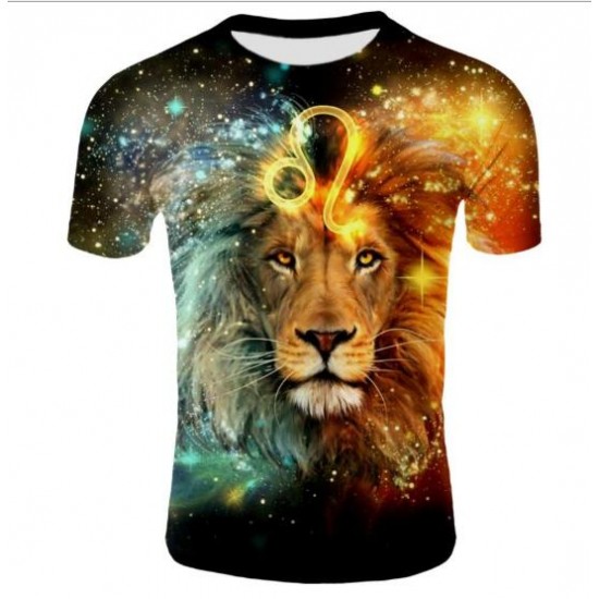 Summer Men's 3D Printed T-shirt