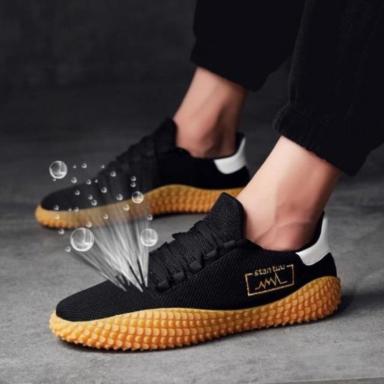 New ng Autumn Mesh Breathable Fly Weave Sneakers
