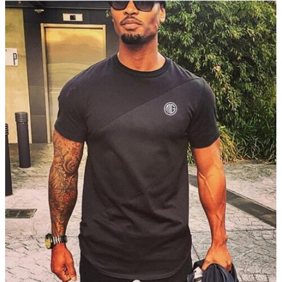 Men's Bodybuilding Short Sleeve Fitness T-shirt