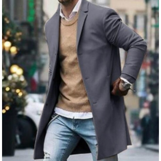 Men's Elegant Fashion Trench Coat