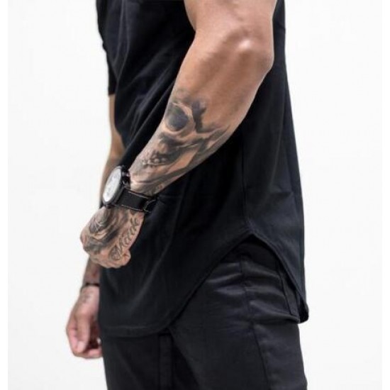 Men's Bodybuilding Short Sleeve Fitness T-shirt