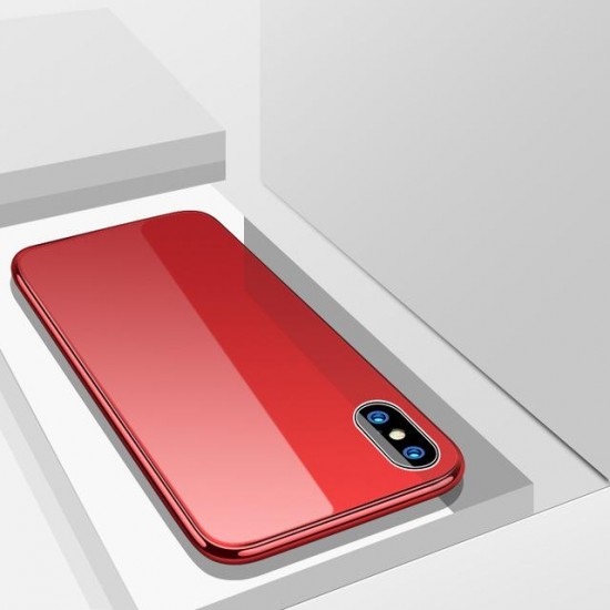 Phone Case - Tempered Glass Phone Case For iPhone X
