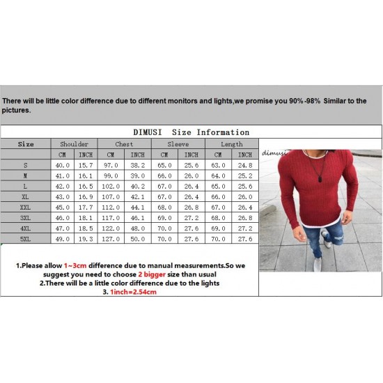 Winter Men New Fashion Pullover Knitted Sweater O-Neck Casual Long Sleeve Warm Pullovers