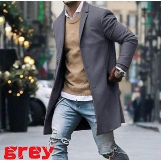 Men's Winter Fashion Slim Long Sleeve Cardigan Jacket