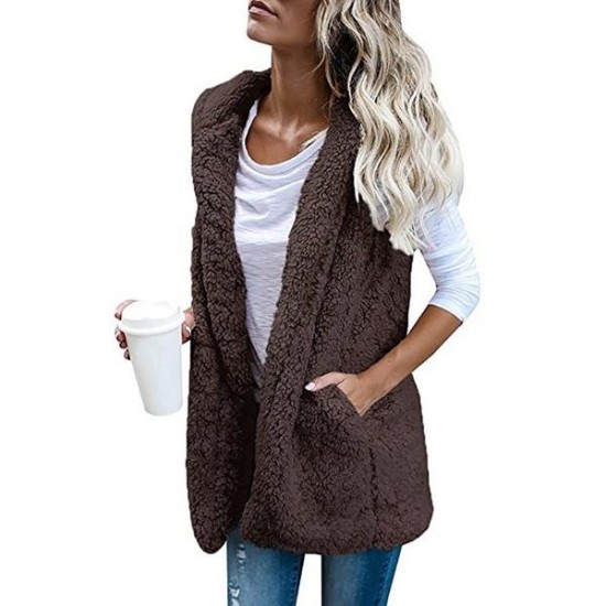 Women's Clothing - Winter Fashion High Quality Faux Fur Vest