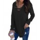 Women's Clothing - 2021 Women's Long Sleeve Fashion Patchwork T-Shirt