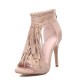 Shoes - 2021 Women's Fashion Sexy Tassel Retro High Heels Sandals