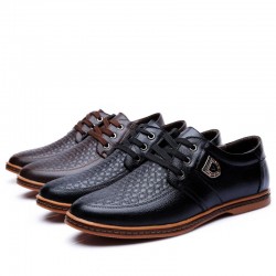 New Men's Comfortable Leather Casual Shoes