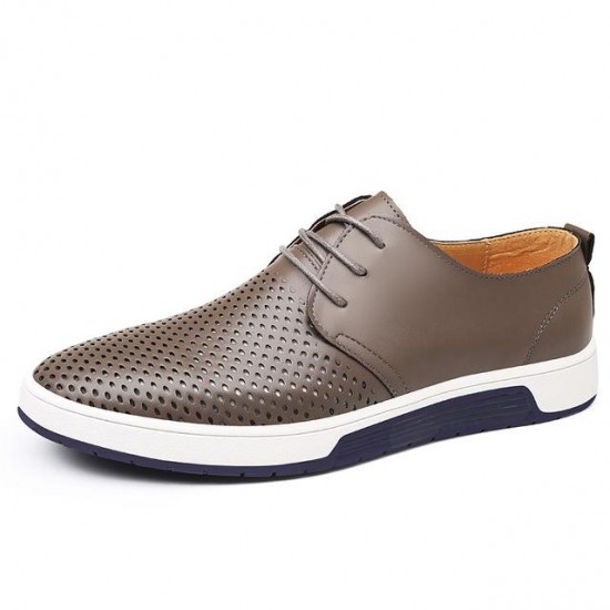 Shoes - 2021 Genuine Leather Breathable Big Size 5.5-13.5 Men's Shoes