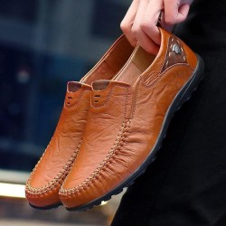 Shoes - 2021 New Soft Leather Handmade Casual Men's Shoes