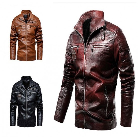 Motorcycle Suit Modern Tough Velvet Leather Jacket