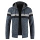Winter Thick Warm Hooded Cardigan Sweater Coat